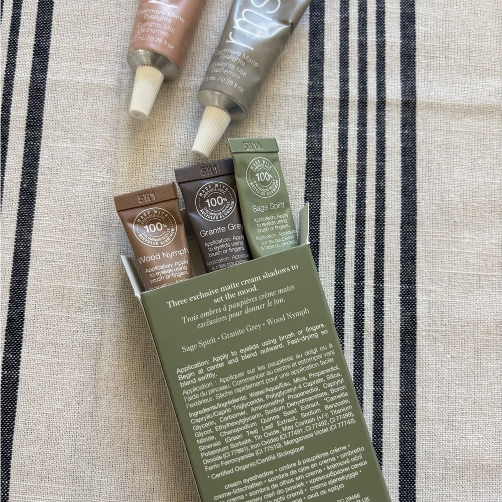 RMS Beauty Eye Love Cashmere Minis - Olive Green, Taupe, Rose, Brown, Gray - Picture 2 of 2